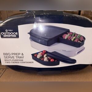 Outdoor Adventure Multi-Purpose Tray - Black and White